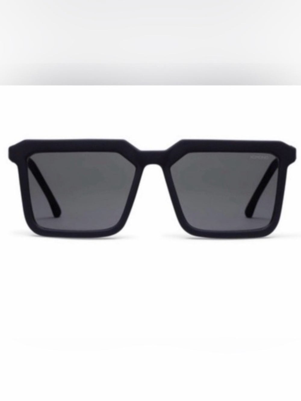 KOMONO Benicio CZ Black Rubber Sunglasses NEW